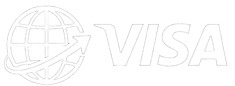 Visa Global Server logo white